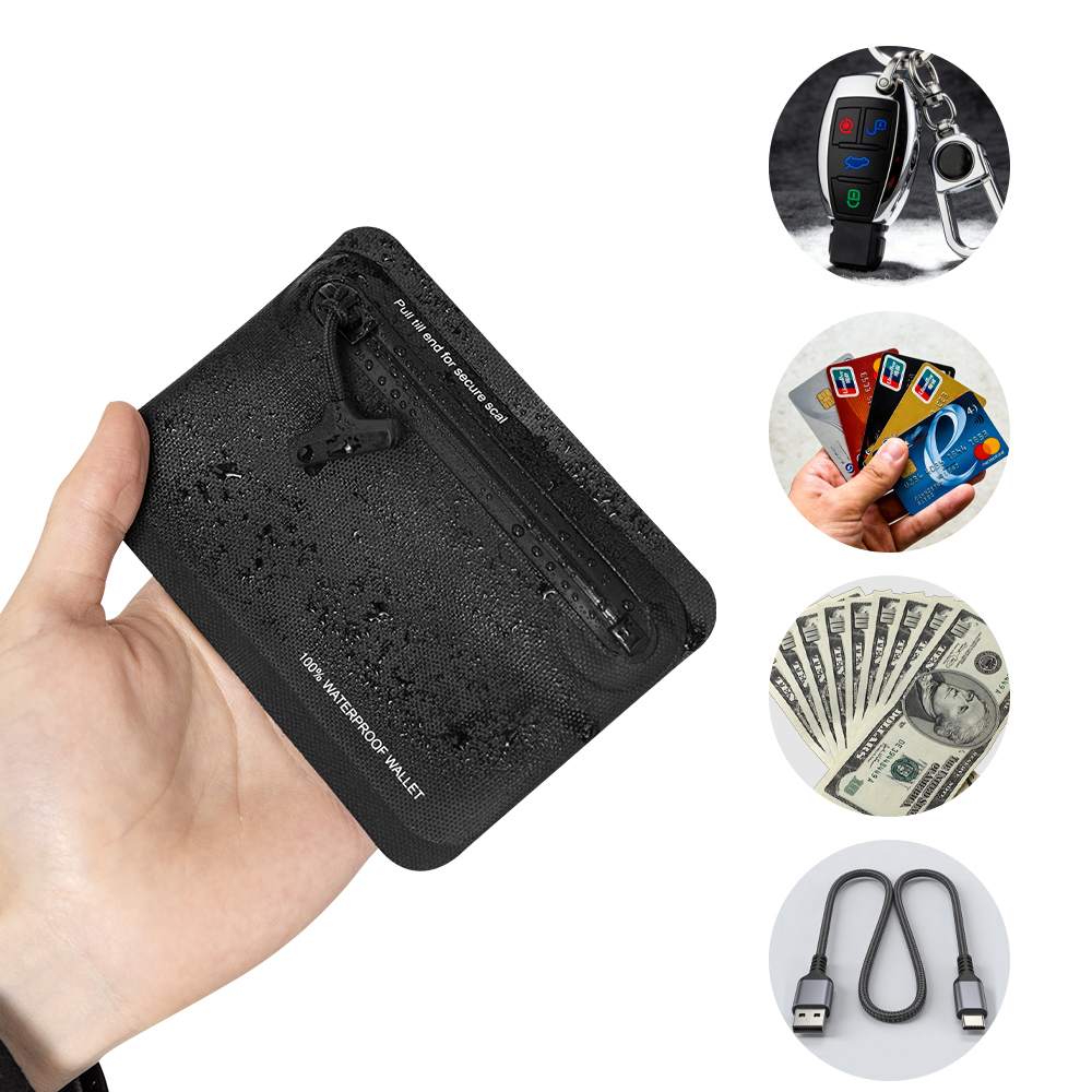 Edc Carry Coins - กระเป๋าใส่เหรียญซิปกันน้ำ กระเป๋า EDC น้ำหนักเบาสำหรับกิจกรรมกลางแจ้ง กระเป๋าใส่หูฟัง บัตรเครดิต