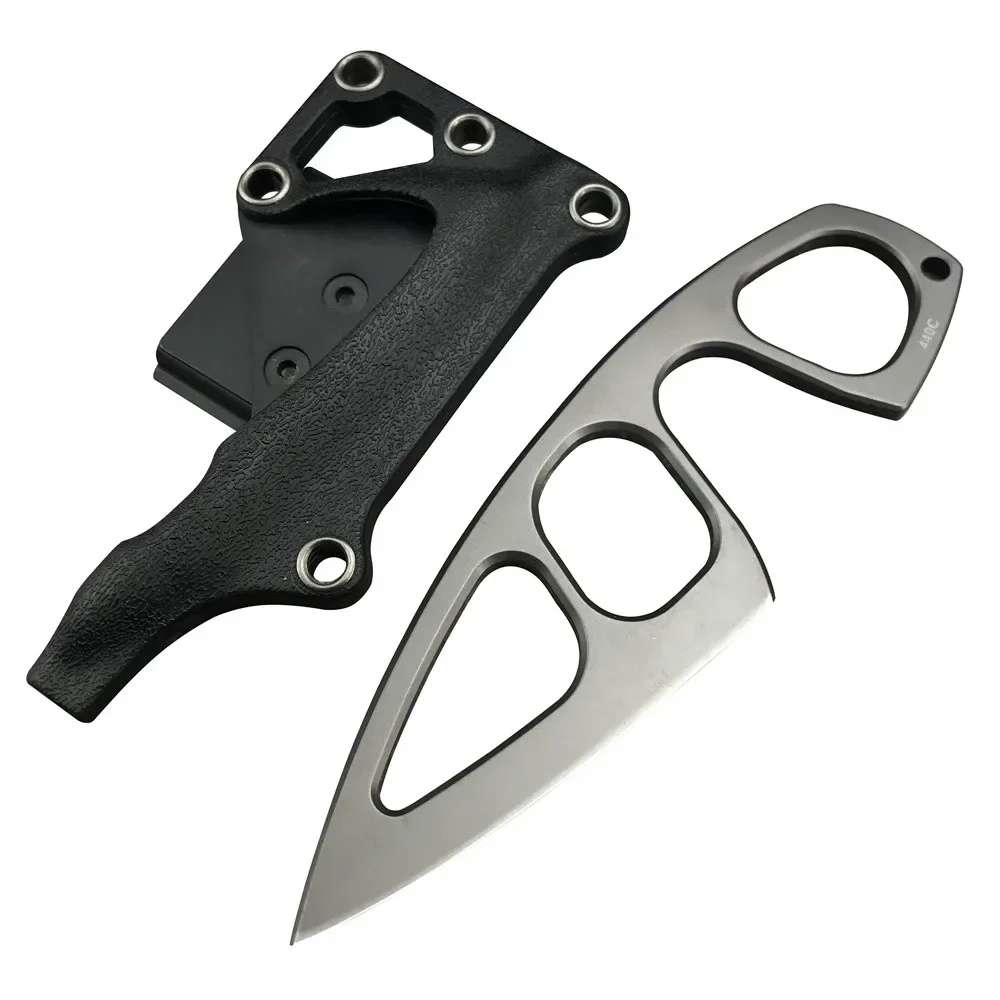 Edc Pocket Carry Fixed Blade - มีดคอแข็งแรงทนทาน ใบมีด 440C พร้อมปลอก Kydex พกพาสะดวก