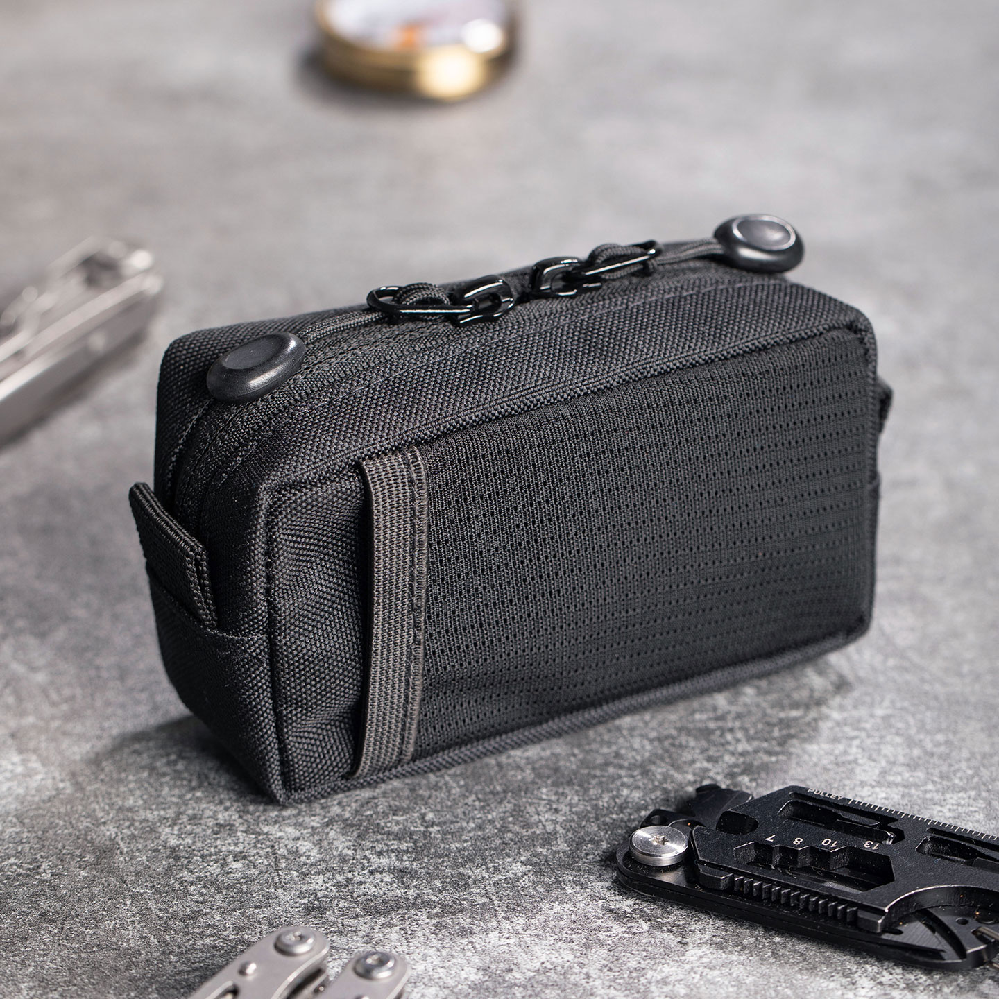 Edc Everyday Carry Gear - กระเป๋าจัดระเบียบ EDC แบบยุทธวิธี ผ้าอ็อกซ์ฟอร์ดทนทาน กระเป๋าใส่อุปกรณ์ ดีไซน์แบบกระเป๋า