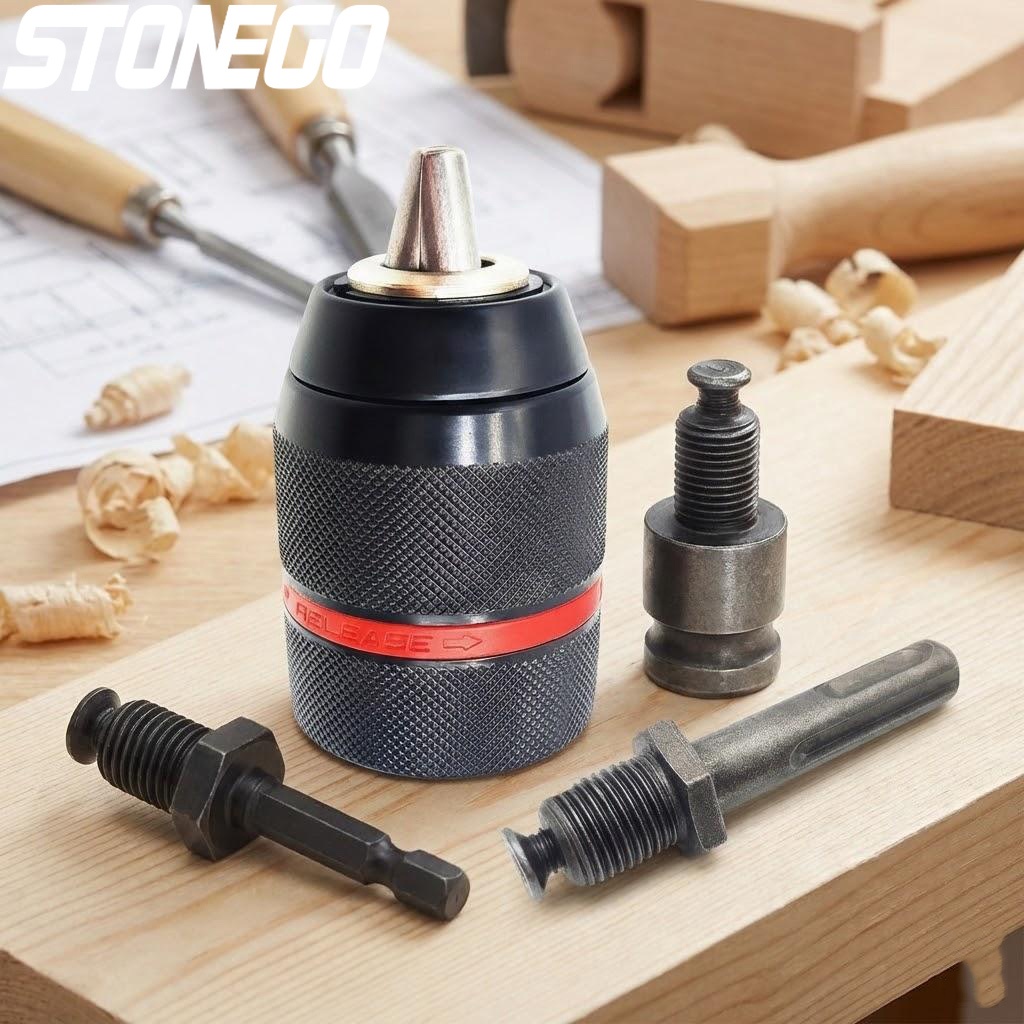Micro Screwdriver Kit - ชุดดอกสว่านโลหะแบบไม่ใช้กุญแจ 4 ชิ้น ขนาด 2-13 มม.