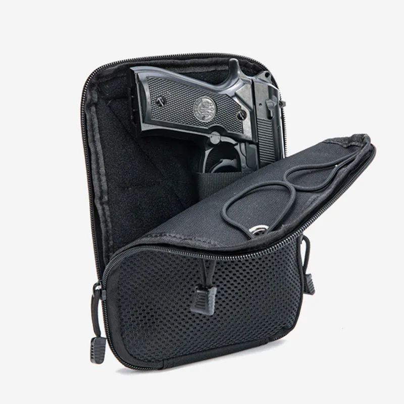 Edc Concealed Carry Fanny Pack - กระเป๋ากระเป๋ามือถือล่าสัตว์ Molle ปกปิดได้กระเป๋านิตยสาร EDC สำหรับอุปกรณ์การล่าสัตว์พกพาอเนกประสงค์