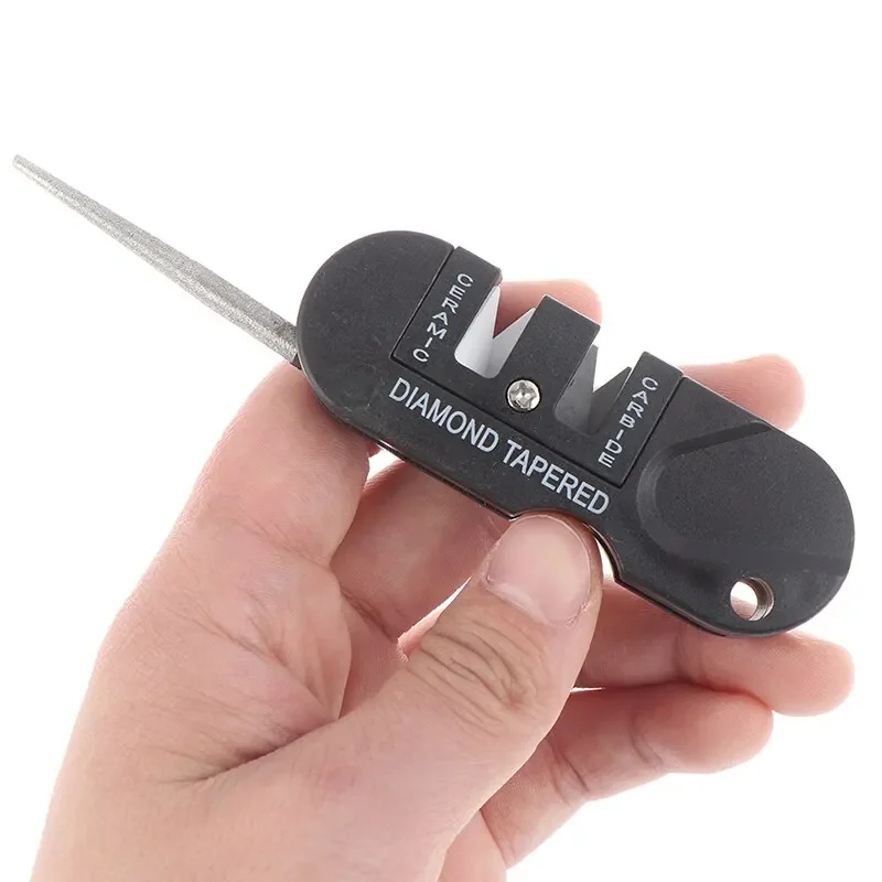 Pocket Knife Ceramic - เครื่องลับมีดพกพา 4-in-1 ขนาดเล็ก ทังสเตน เซรามิก คาร์ไบด์