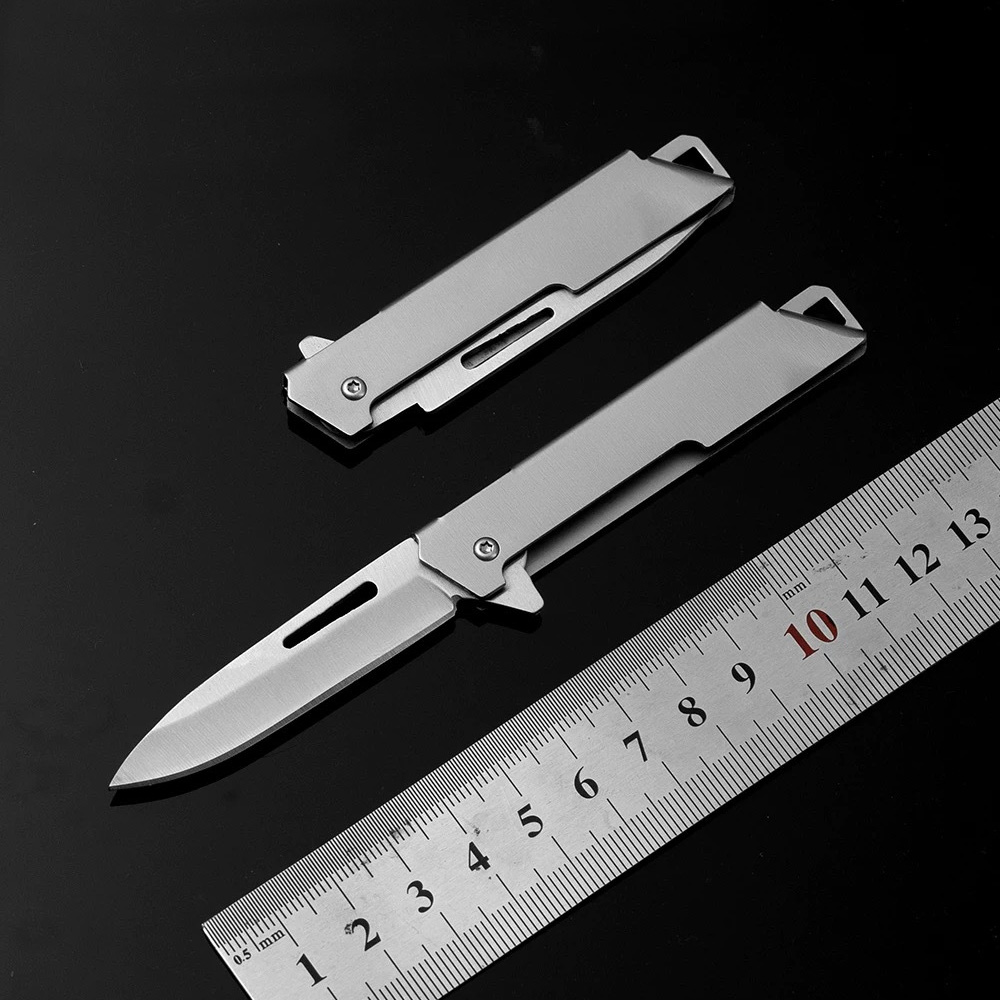 Edc Everyday Carry Gear - EDC มีดพกพาขนาดเล็กสําหรับผู้ชายทุกวันพกพาเกียร์ MINI พวงกุญแจเครื่องตัดกล่องแบบพกพาน้ําหนักเบา SHARP พับ