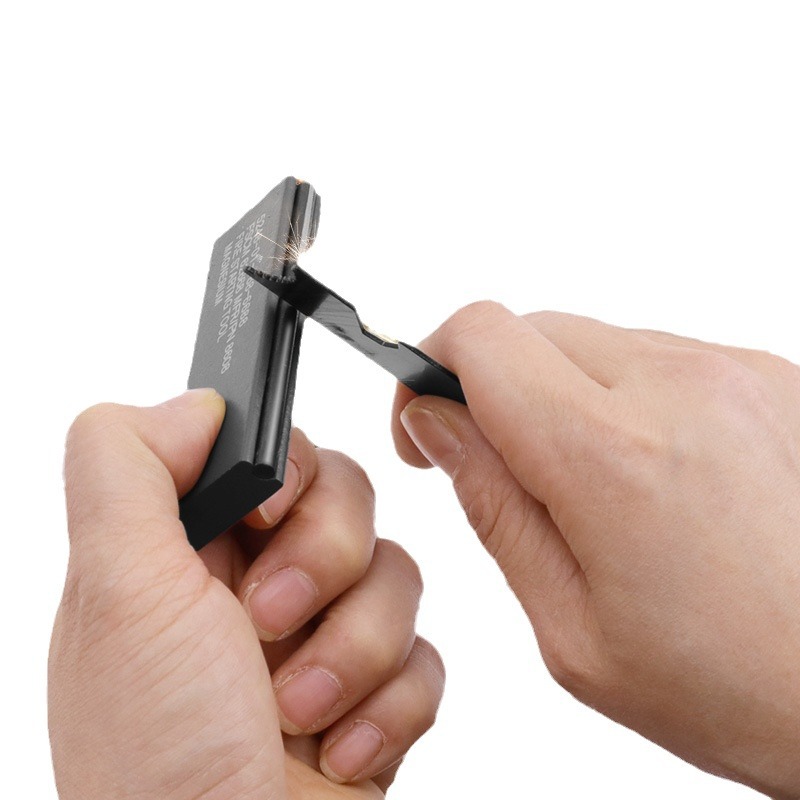 Ferro Rod Striker - Outdoor Survival แมกนีเซียมบล็อก Flint IGNITION สไตล์อเมริกันจุดระเบิด