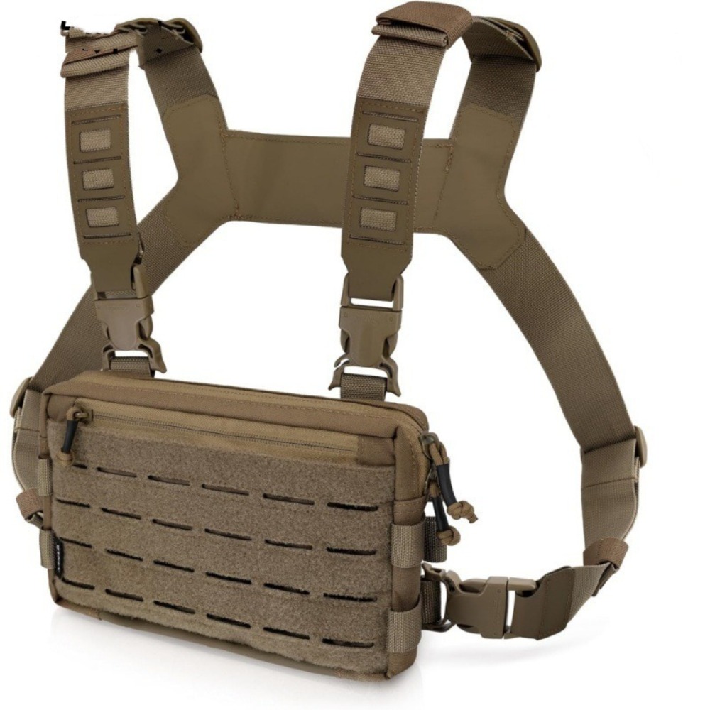 Edc Carry Items - กระเป๋าคาดอกผู้ชายแฟชั่น 1000D ไนลอน แถบสะท้อนแสง EDC สไตล์ฮิปฮอป