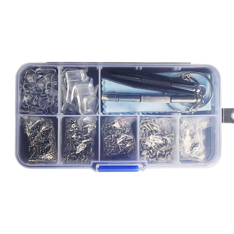 Micro Screwdriver Kit - ชุดซ่อมแว่นตา ชุดซ่อมสกรูแว่นตาขนาดเล็ก พร้อมไขควงขนาดเล็กและแหนบสำหรับซ่อมแว่นตาและแว่นกันแดด