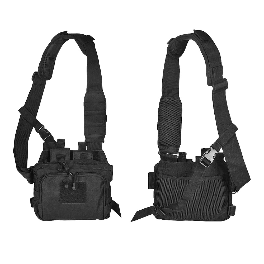Edc Carry Pistols - กระเป๋าสะพายข้างแบบยุทธวิธีสำหรับกิจกรรมกลางแจ้ง - กระเป๋าสะพายไหล่กันน้ำพร้อมช่องเก็บแม็กกาซีนและปืนพก - อุปกรณ์พกพาอเนกประสงค์ EDC