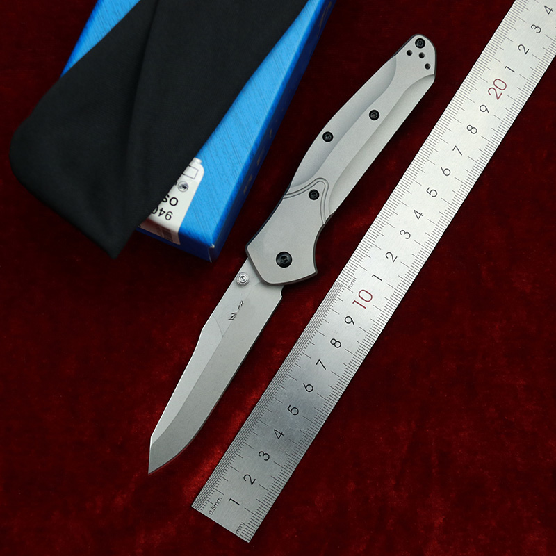 Pocket Knife Ceramic - LEMIFSH ใหม่ล่าสุด940แบริ่งเซรามิคไทเทเนียมจับ Mark S90V Blade Camping
