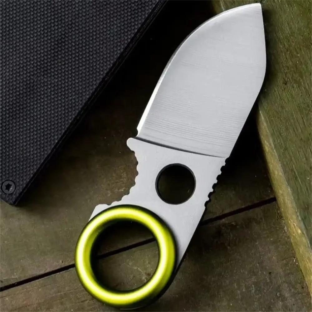 Edc Pocket Carry Fixed Blade - มีดพับขนาดเล็ก EDC ใบมีดคงที่ สแตนเลส พกพาสะดวก ใช้แกะกล่อง