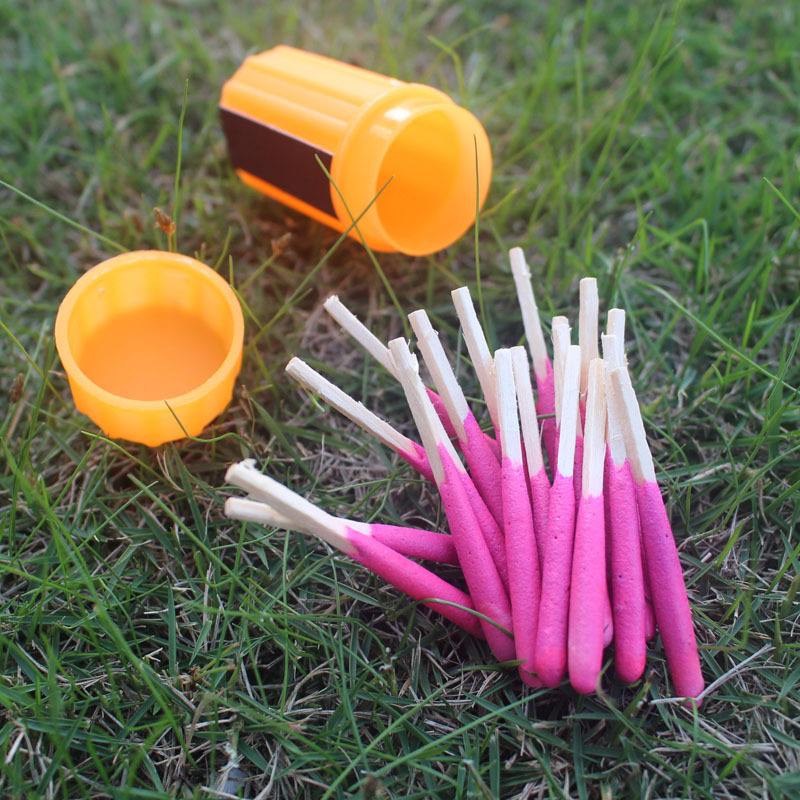 Ferro Rod Striker - อุปกรณ์จุดไฟสำหรับตั้งแคมป์กลางแจ้งแบบใหม่ กันลม กันน้ำ ไม้ขีดไฟฉุกเฉิน อุปกรณ์จุดไฟสำหรับการเอาชีวิตรอด 20