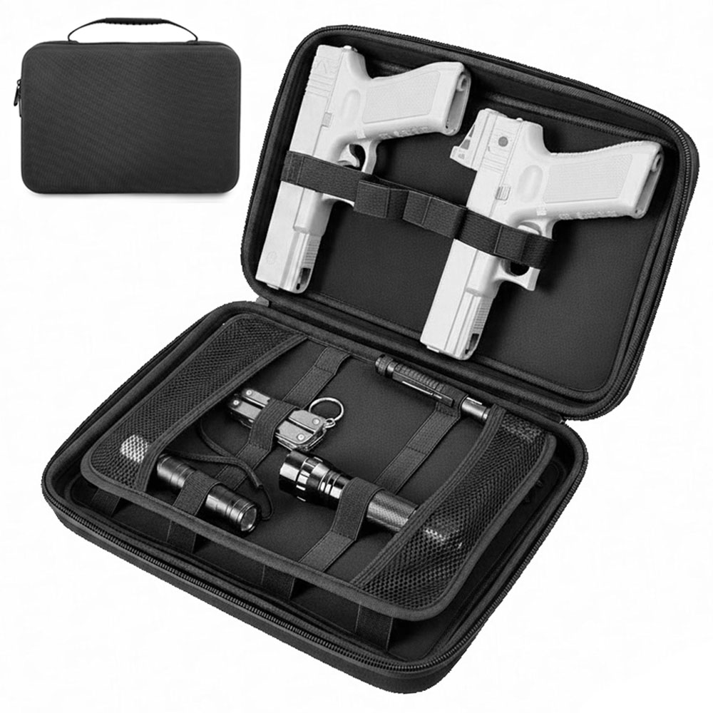 Edc Carry Pistols - กระเป๋าใส่ปืนพกแบบยุทธวิธี กระเป๋าเก็บปืนคู่ กระเป๋าป้องกันปืนพกแบบซ่อน กระเป๋าใส่ปืนพก EDC กระเป๋าใส่เครื่องมือ