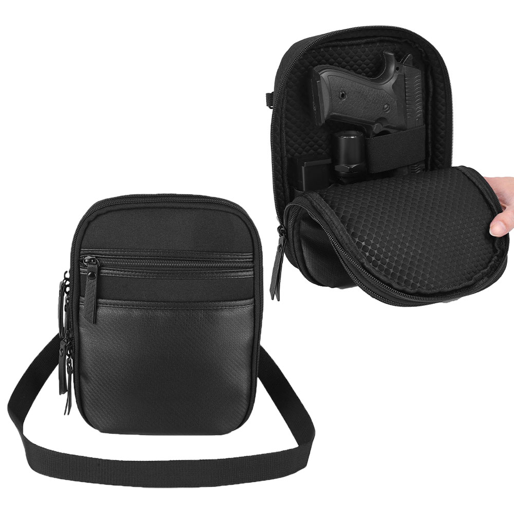 Edc Concealed Carry Bag - กระเป๋าปืนยุทธวิธี กระเป๋าพกพาปืนพกแบบซ่อน กระเป๋าสะพายไหล่ กระเป๋าเก็บกระสุน กล่อง EDC