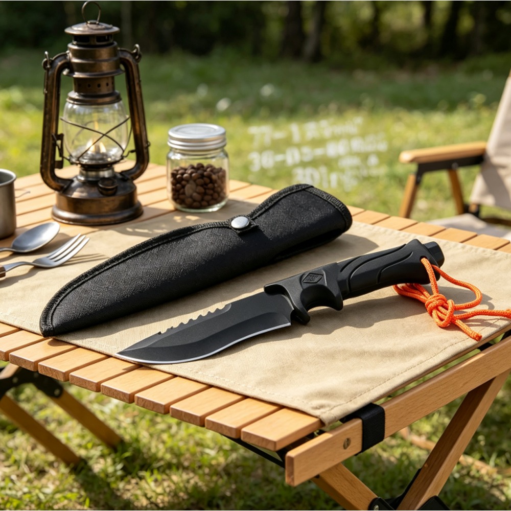 มีดพกพาอเนกประสงค์สำหรับแคมป์ป - Edc Carry Fixed Blade Knife บทวิจารณ์และราคา