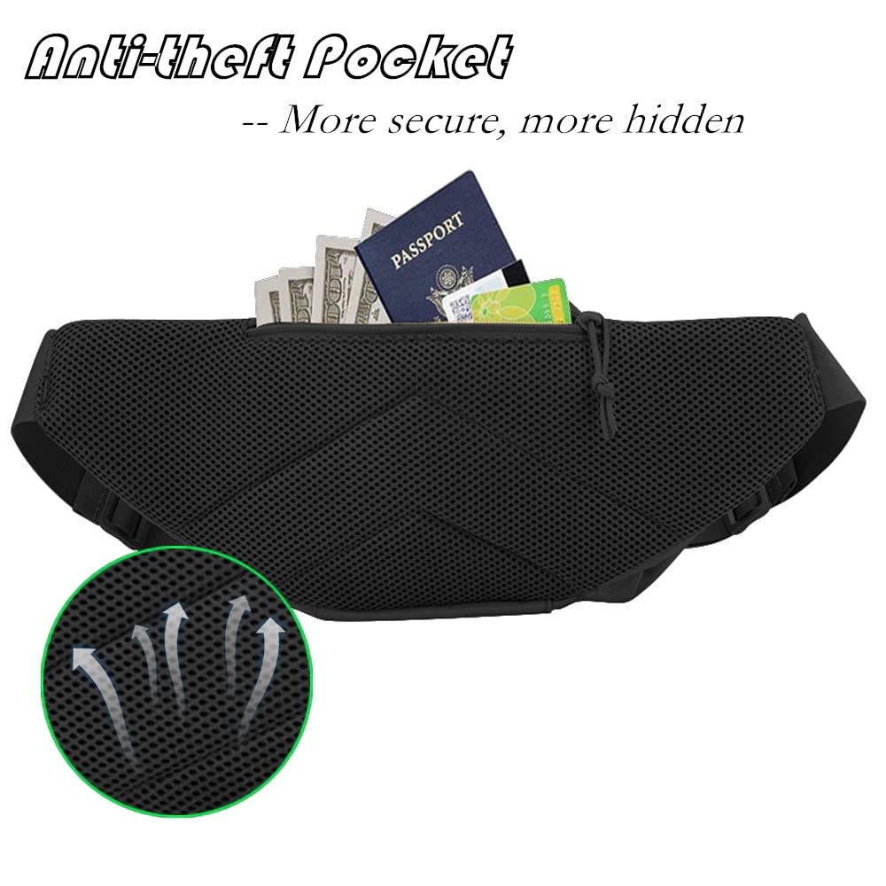 กระเป๋าคาดเอวกันน้ำแบบยุทธวิธี - Edc Concealed Carry Fanny Pack บทวิจารณ์และราคา