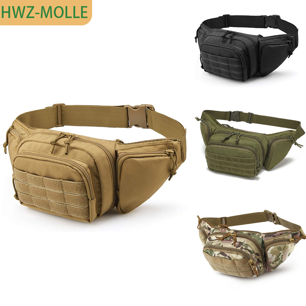 กระเป๋าคาดเอวแบบยุทธวิธี Molle - Edc Concealed Carry Fanny Pack บทวิจารณ์และราคา