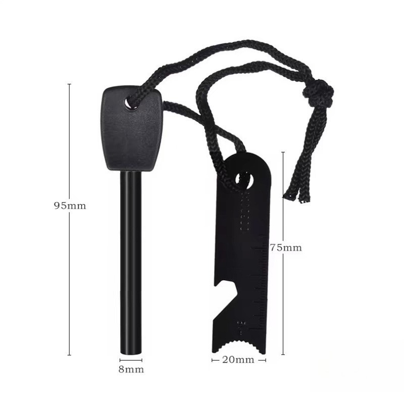 ที่จุดไฟแบบฟลินท์สำหรับเอาตัวร - Ferro Rod Striker บทวิจารณ์และราคา