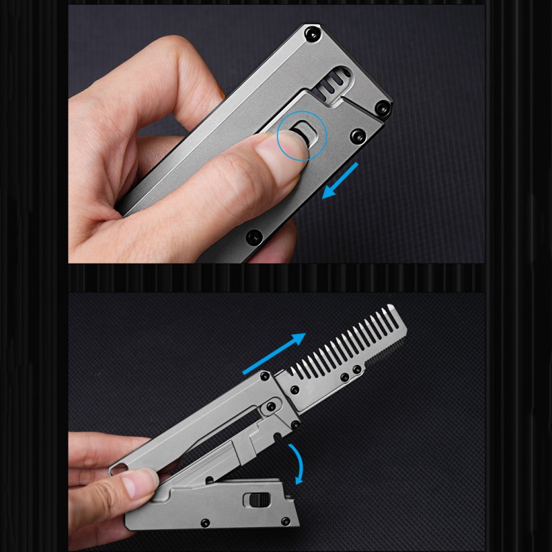 ไทเทเนียมพับหวีหวีเปลี่ยนได้ M - Comb Pocket Titanium บทวิจารณ์และราคา