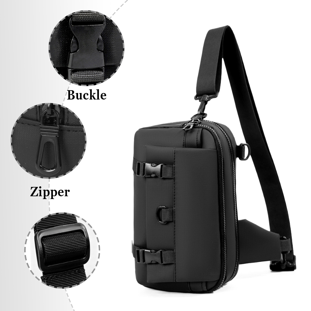 กระเป๋าปืนพกยุทธวิธี กระเป๋าเก - Edc Concealed Carry Sling Bag บทวิจารณ์และราคา