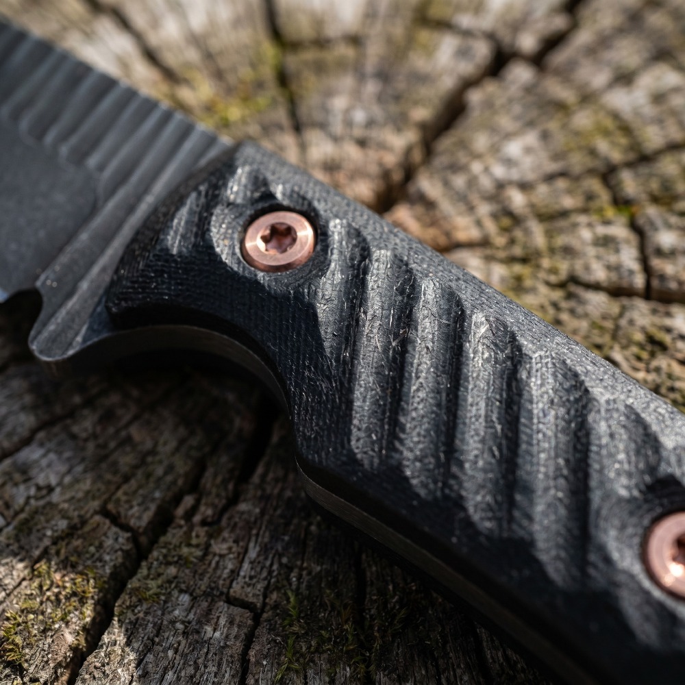 มีดบัชคราฟต์แบบฟูลแทง ใบมีด D2 - Edc Carry Fixed Blade Knife บทวิจารณ์และราคา