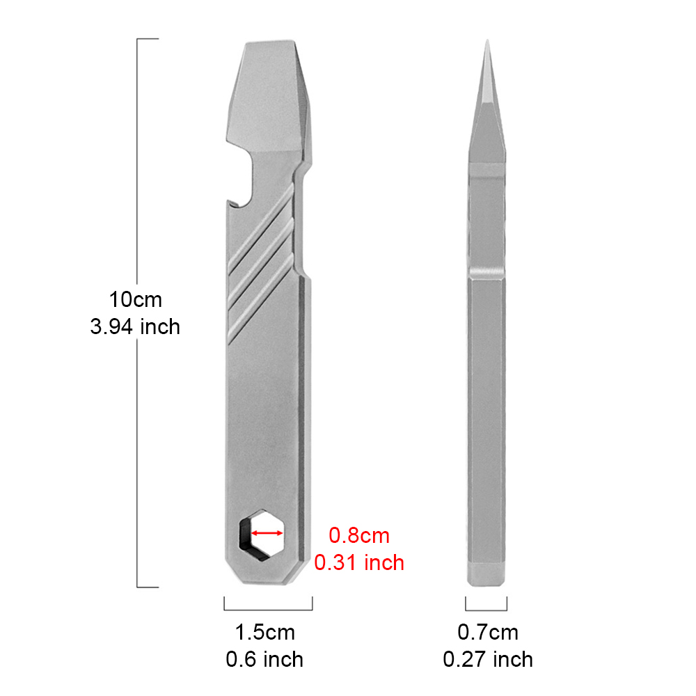 เครื่องมือไทเทเนียม EDC Pry Ba - Micro Screwdriver Kit บทวิจารณ์และราคา