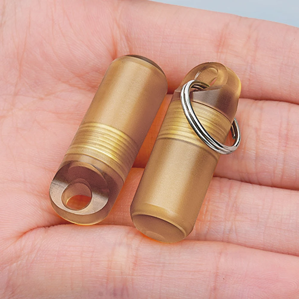 มินิแบบพกพากล่องยากันน้ําขวด P - Edc Pill Carry บทวิจารณ์และราคา