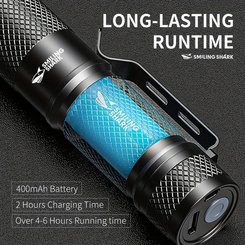SMILING SHARK ไฟฉาย LED ขนาดเล - Edc Day Carry บทวิจารณ์และราคา