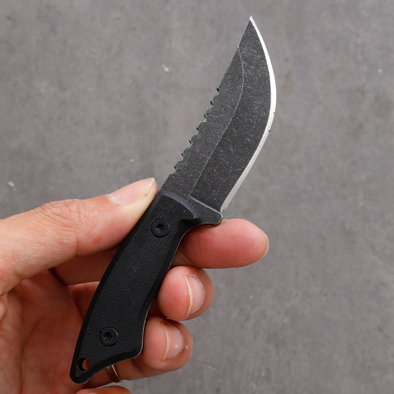 5CR15 สแตนเลสขนาดเล็กใบมีดมีด  - Edc Carry Fixed Blade Knife บทวิจารณ์และราคา