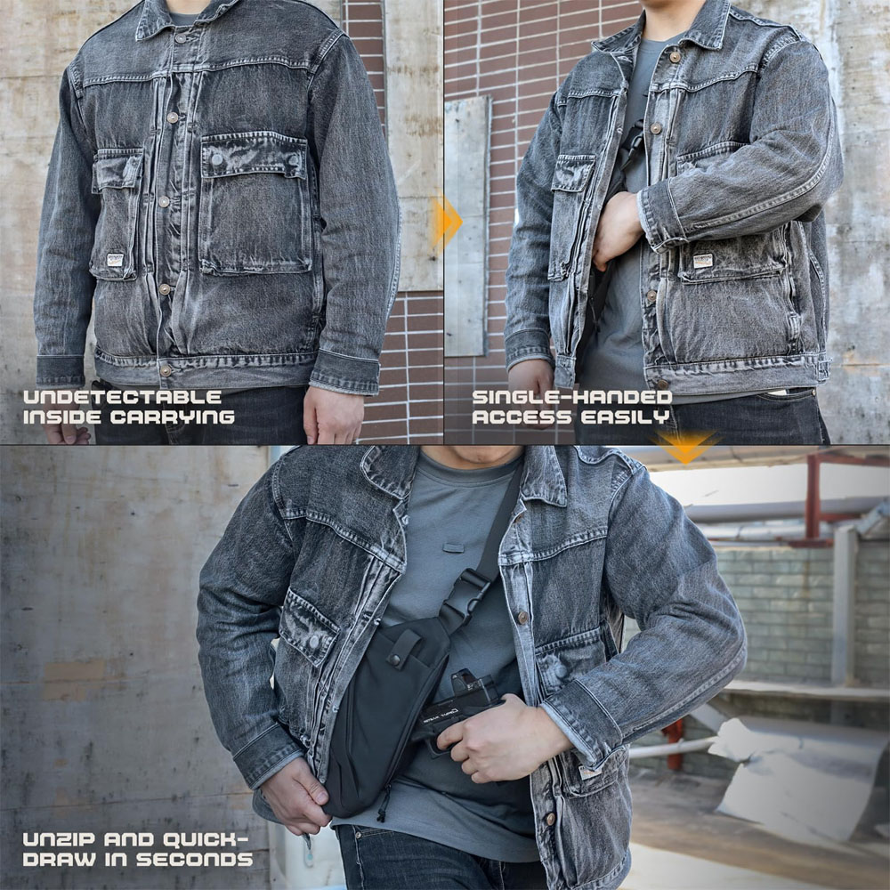 ปืนปกปิดทางยุทธวิธีกระเป๋าใส่โ - Edc Carry Pistols บทวิจารณ์และราคา