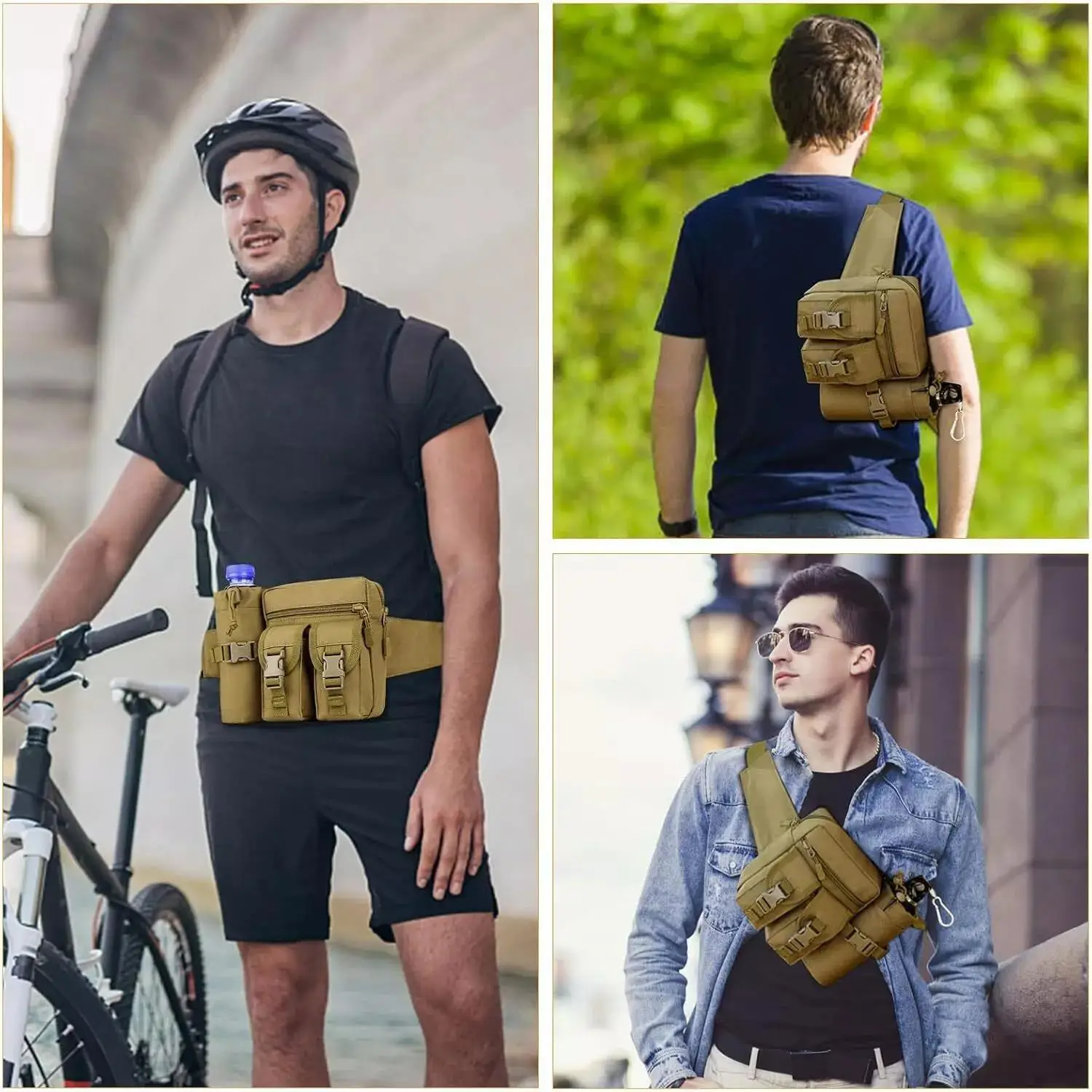 ยุทธวิธี Fanny Pack สําหรับชาย - Edc Carry Bag For Pistol บทวิจารณ์และราคา