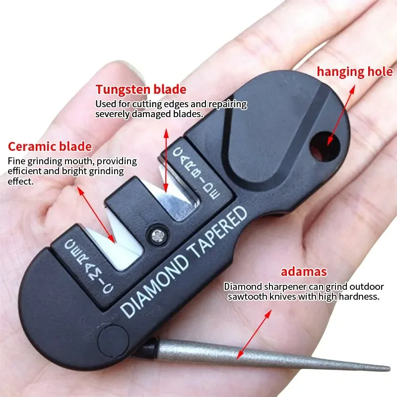 เครื่องลับมีดพกพา 4-in-1 ขนาดเ - Pocket Knife Ceramic บทวิจารณ์และราคา