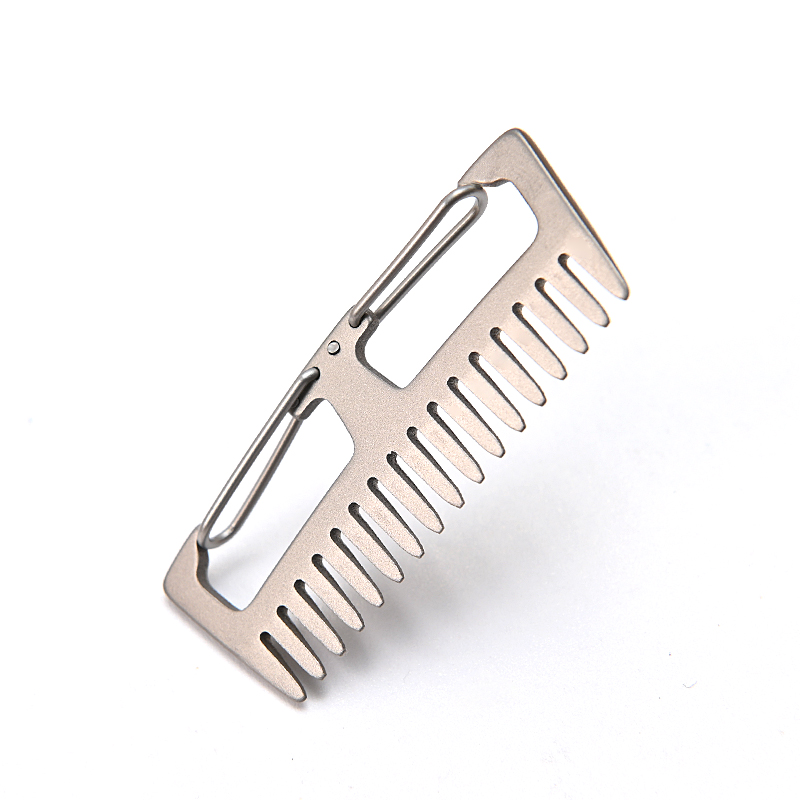 ไทเทเนียมหวี EDC Multi-เครื่อง - Comb Pocket Titanium บทวิจารณ์และราคา