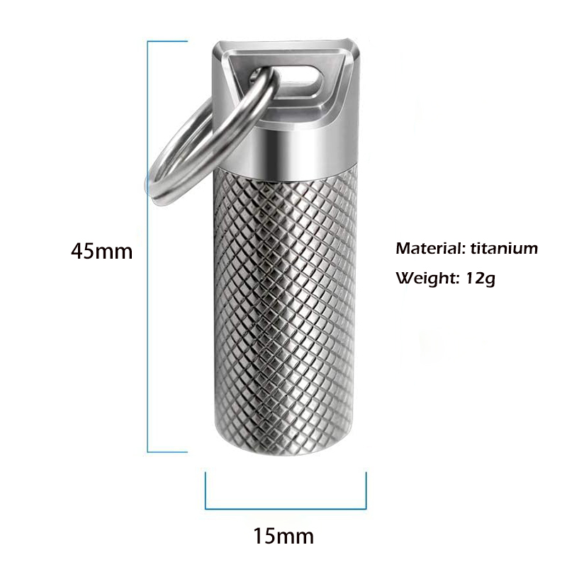 กล่องยาพกพาขนาดเล็กกันน้ำ ทำจา - Edc Pill Carry บทวิจารณ์และราคา