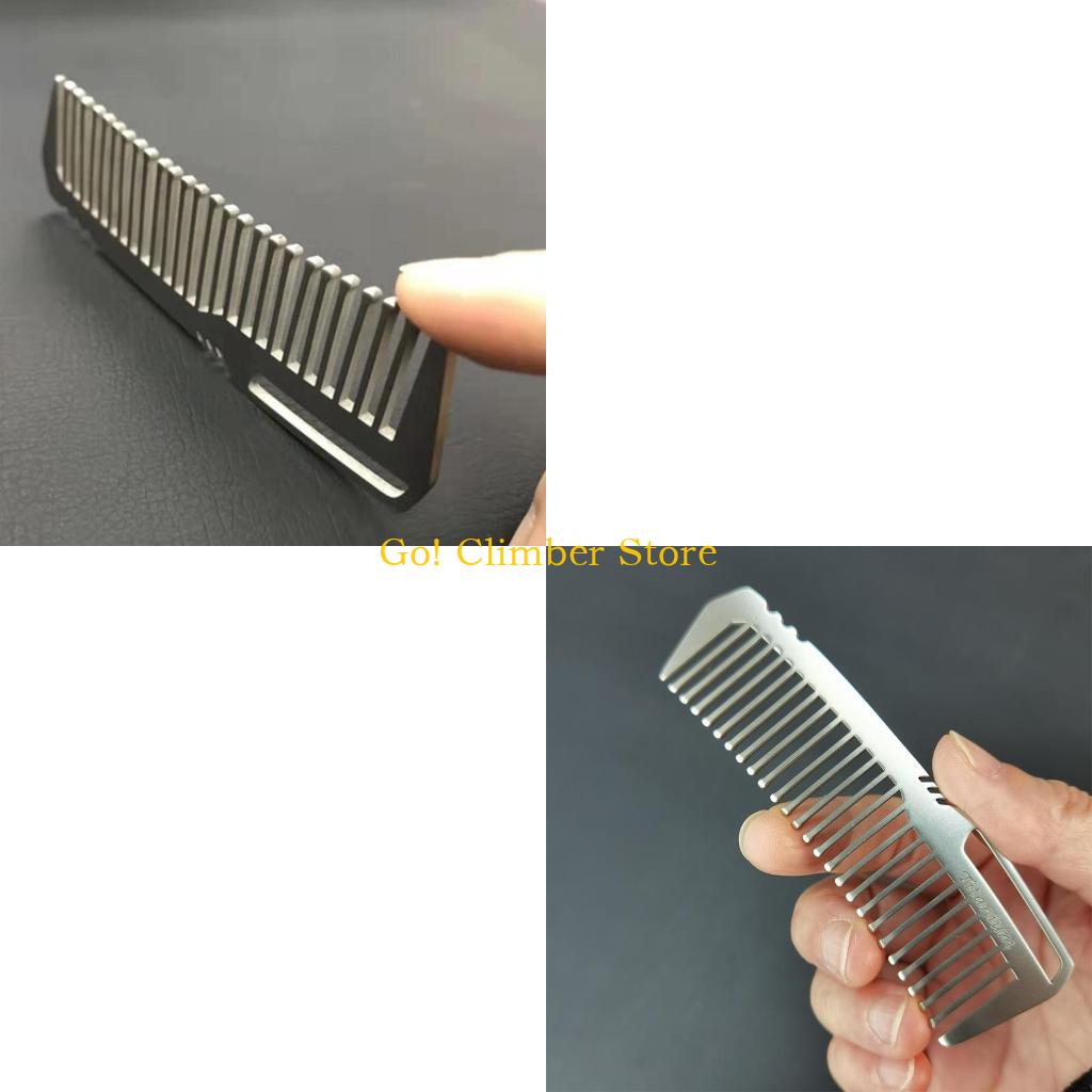 Q84C แบบพกพาสำหรับหวีโลหะผสมไท - Comb Pocket Titanium บทวิจารณ์และราคา