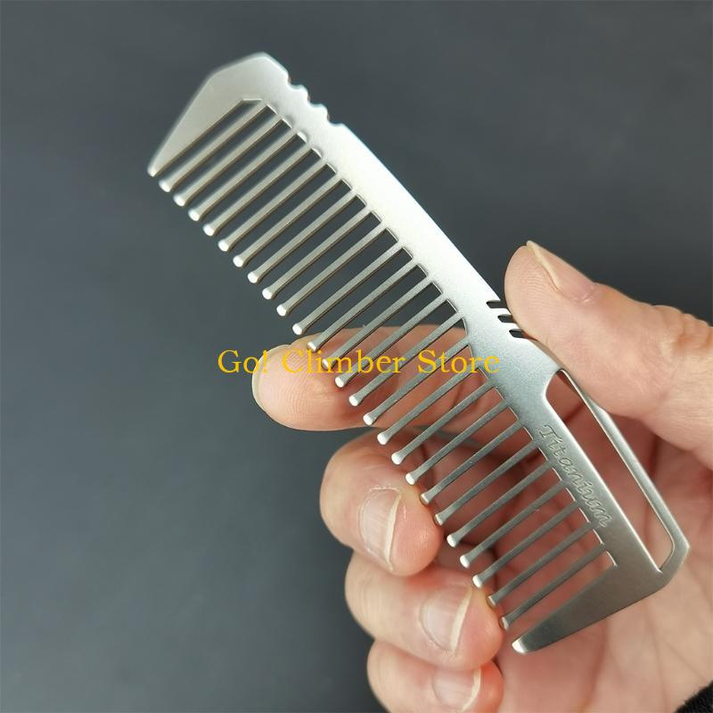 Q84C แบบพกพาสำหรับหวีโลหะผสมไท - Comb Pocket Titanium บทวิจารณ์และราคา