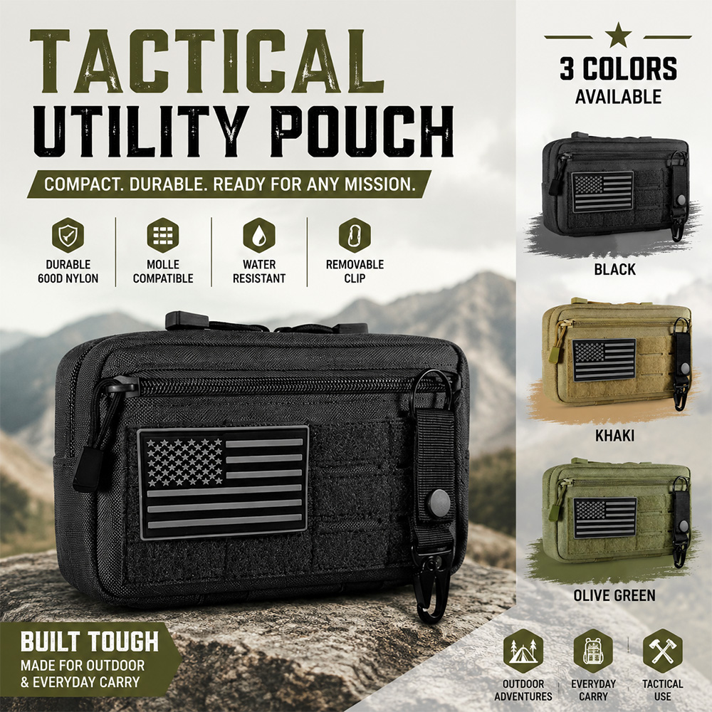 กระเป๋าอเนกประสงค์แบบยุทธวิธี  - Edc Everyday Carry บทวิจารณ์และราคา