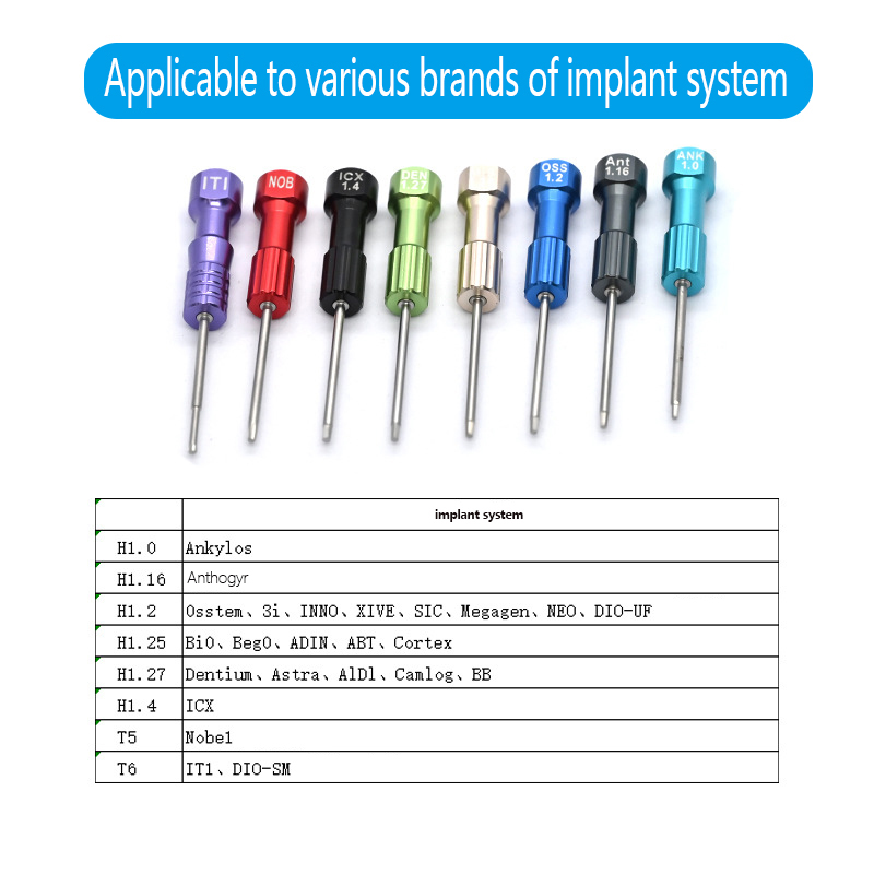 ทันตกรรม Implant ไขควง ห้องปฏิ - Micro Screwdriver Kit บทวิจารณ์และราคา