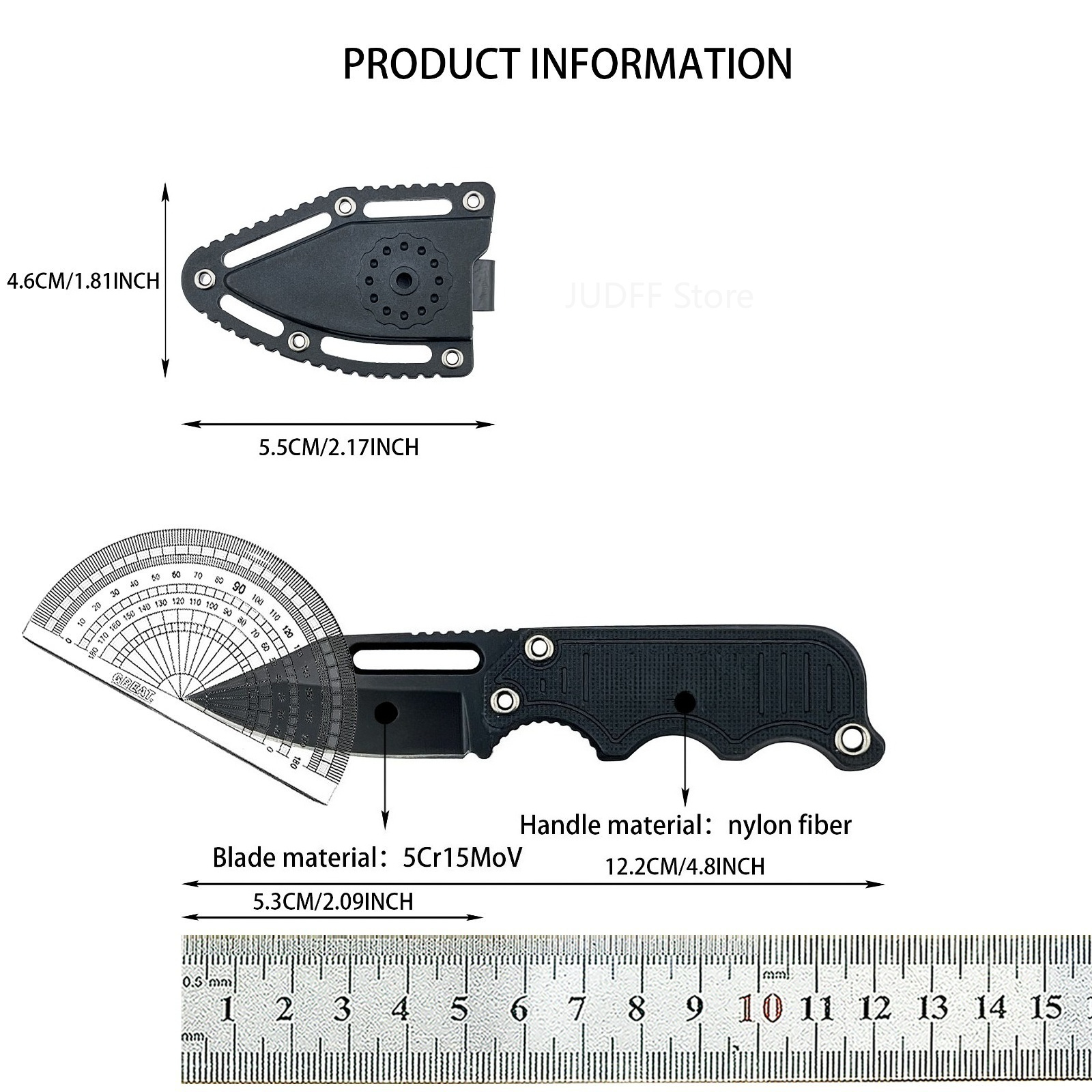 มีดพับ EDC สำหรับพกพาประจำวัน  - Edc Pocket Carry Fixed Blade บทวิจารณ์และราคา