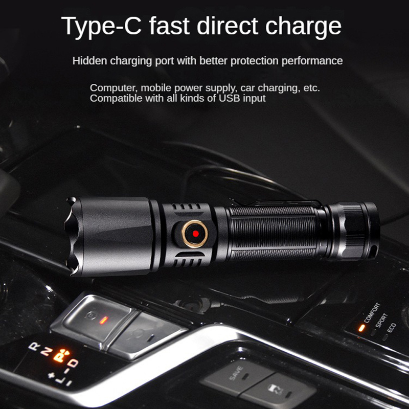 Type-C ไฟฉาย EDC แบบชาร์จแบตเต - Edc Day Carry บทวิจารณ์และราคา