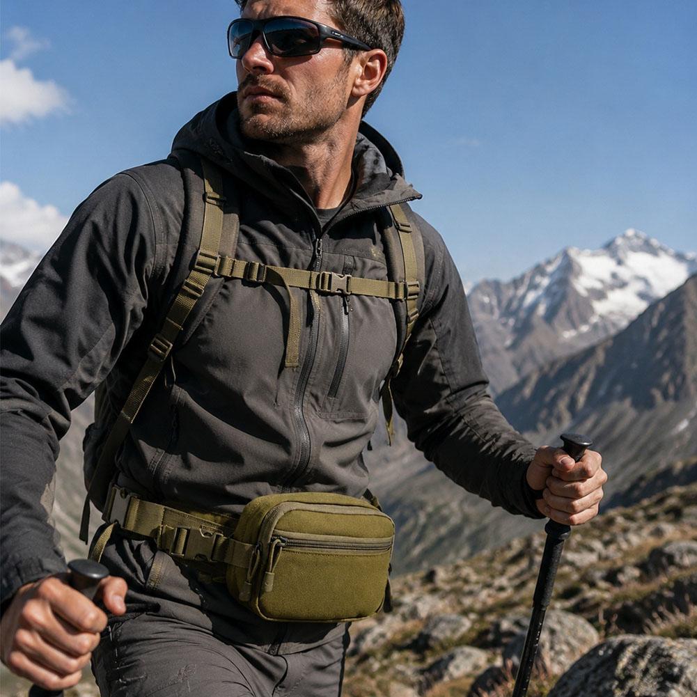 กระเป๋าคาดเอวแบบยุทธวิธีสำหรับ - Edc Concealed Carry Fanny Pack บทวิจารณ์และราคา