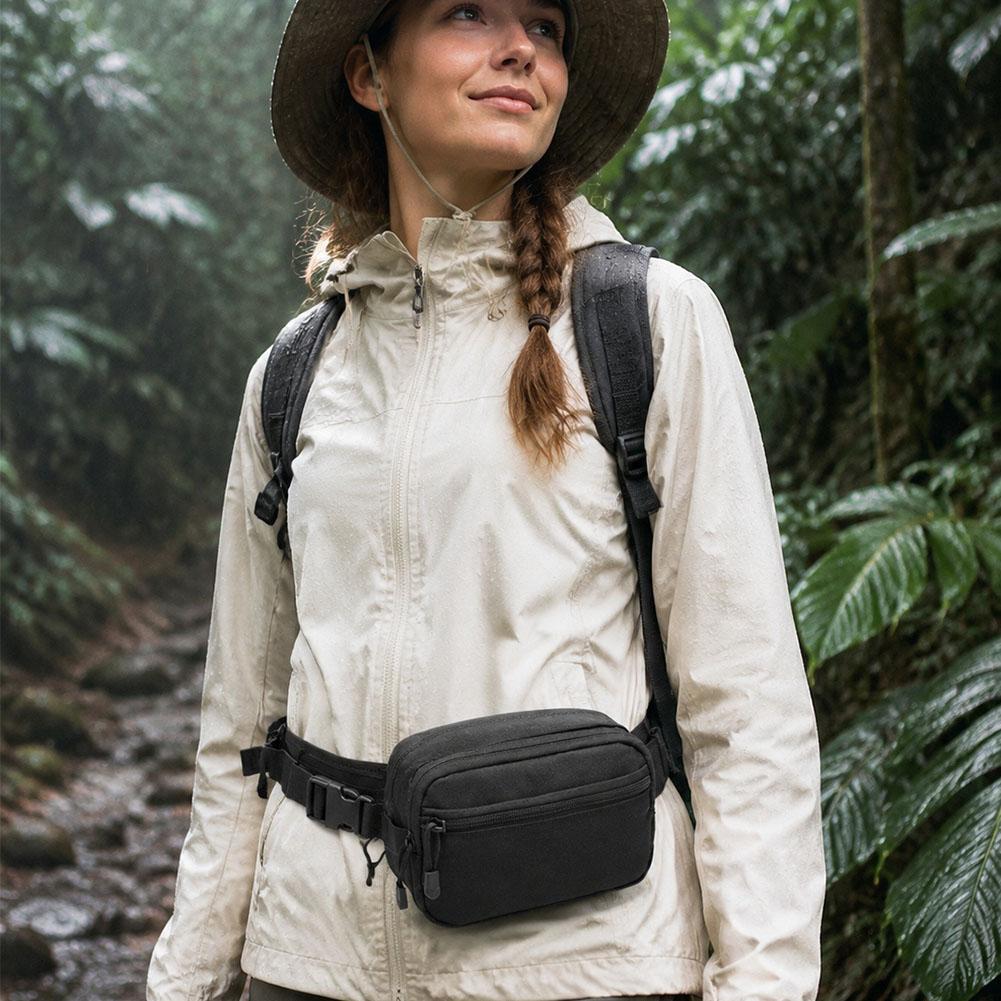 กระเป๋าคาดเอวแบบยุทธวิธีสำหรับ - Edc Concealed Carry Fanny Pack บทวิจารณ์และราคา