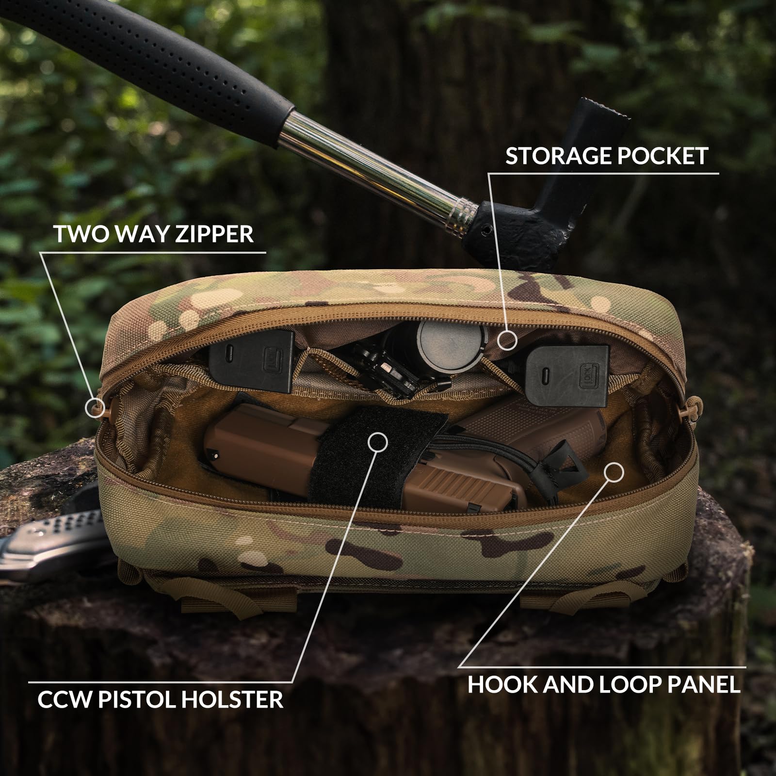 กระเป๋าคาดเอวยุทธวิธี, กระเป๋า - Edc Concealed Carry Sling Bag บทวิจารณ์และราคา