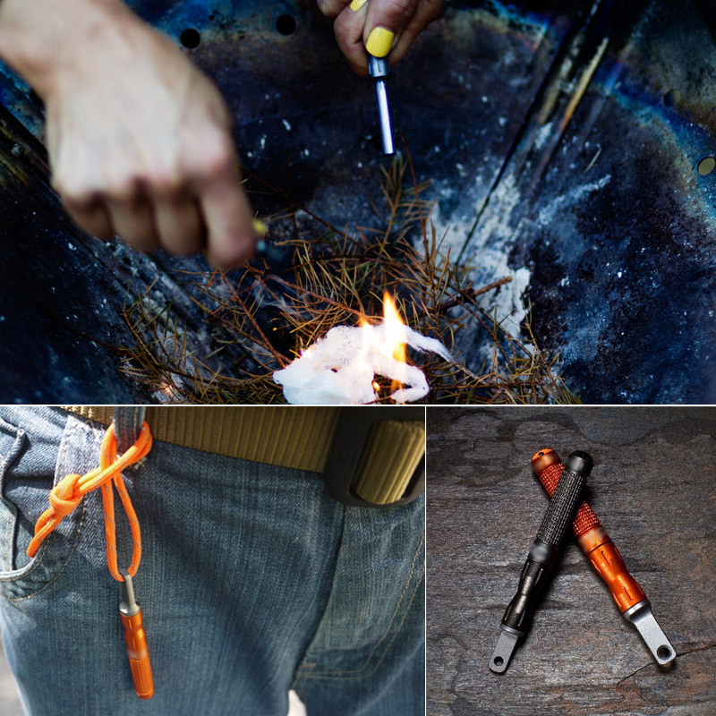 ที่จุดไฟฉุกเฉินแบบกันน้ำสำหรับ - Ferro Rod Striker บทวิจารณ์และราคา