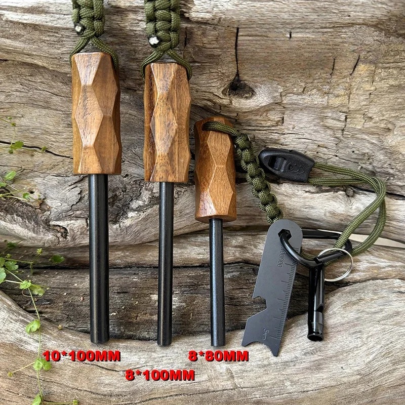 ที่จุดไฟแบบใช้หินเหล็กไฟกลางแจ - Ferro Rod Striker บทวิจารณ์และราคา
