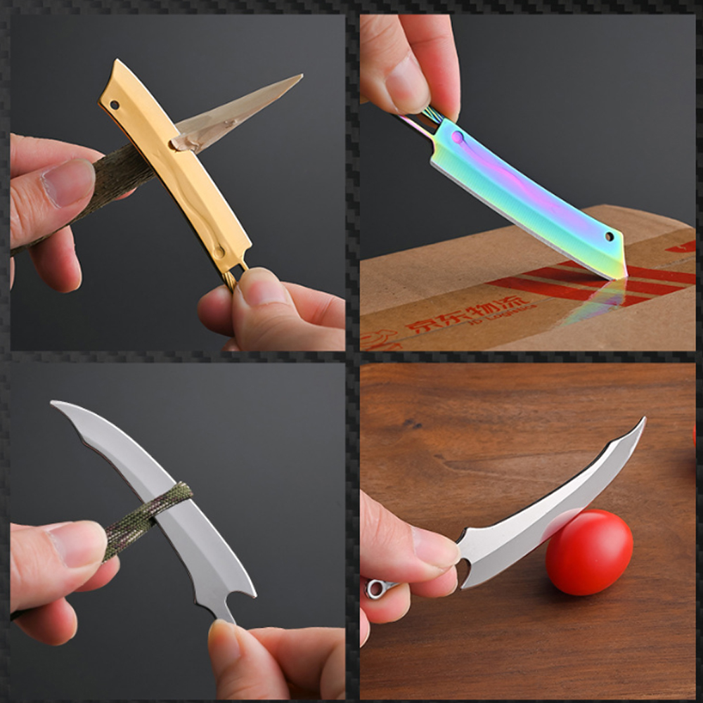 มีดไทเทเนียมขนาดเล็ก - มีดพกพา - Everyday Carry (Edc) Knife บทวิจารณ์และราคา