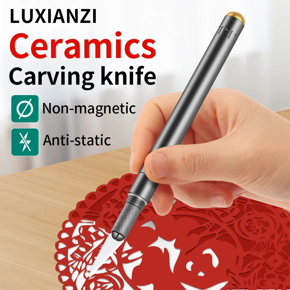 LUXIANZI เซรามิคใบมีดแกะสลักมี - Pocket Knife Ceramic บทวิจารณ์และราคา