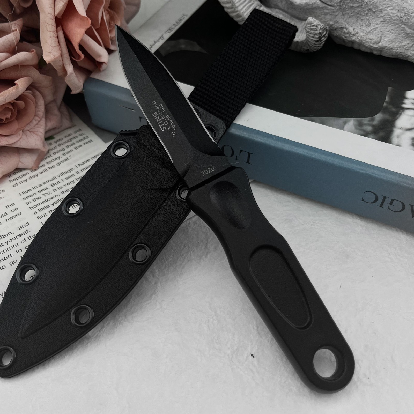 มีดใบตายอเนกประสงค์ เหล็ก 8Cr1 - Edc Carry Fixed Blade Knife บทวิจารณ์และราคา