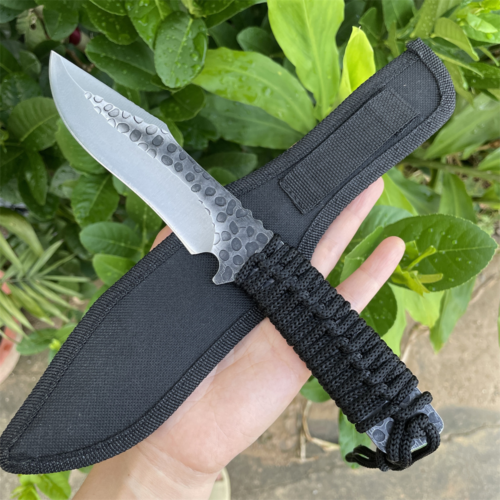 มีดพับใบมีดฟอร์จ 8cr13mov สำหร - Edc Carry Fixed Blade Knife บทวิจารณ์และราคา
