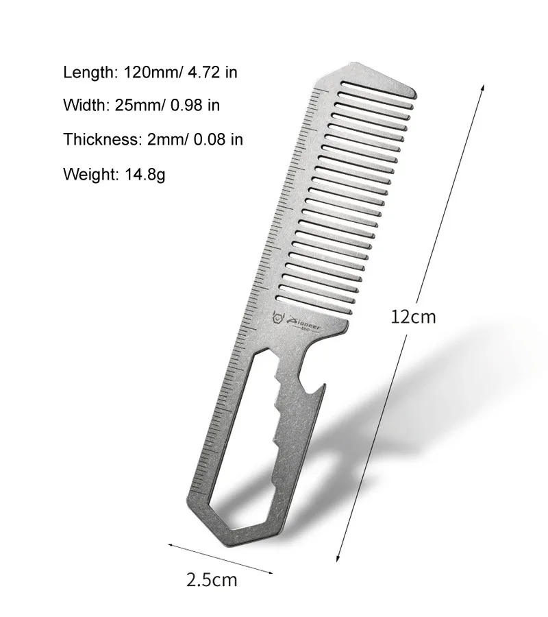 FEGVE หวีไทเทเนียมป้องกันไฟฟ้า - Comb Pocket Titanium บทวิจารณ์และราคา