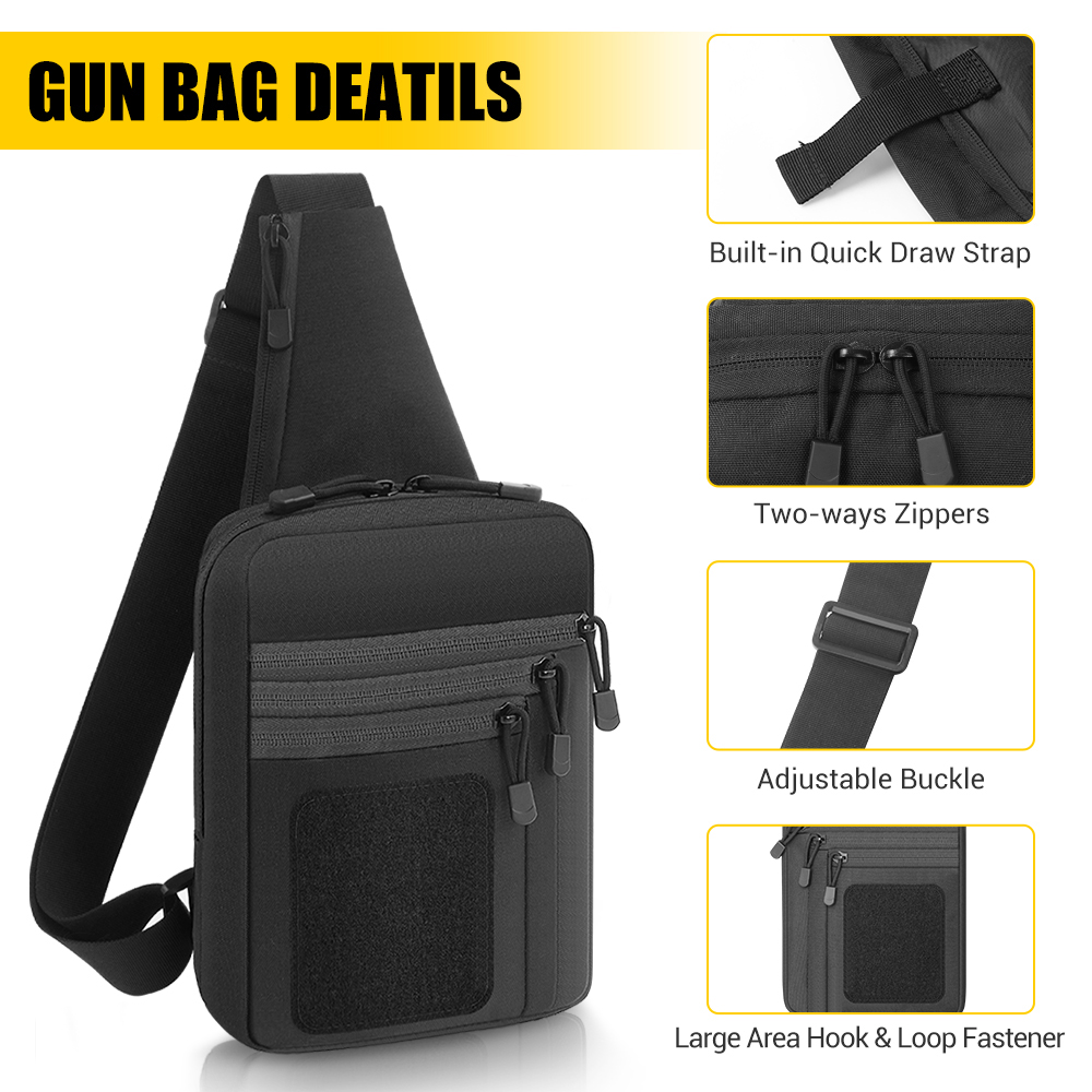 กระเป๋าปืนพกยุทธวิธี กระเป๋าใส - Edc Carry Pistols บทวิจารณ์และราคา