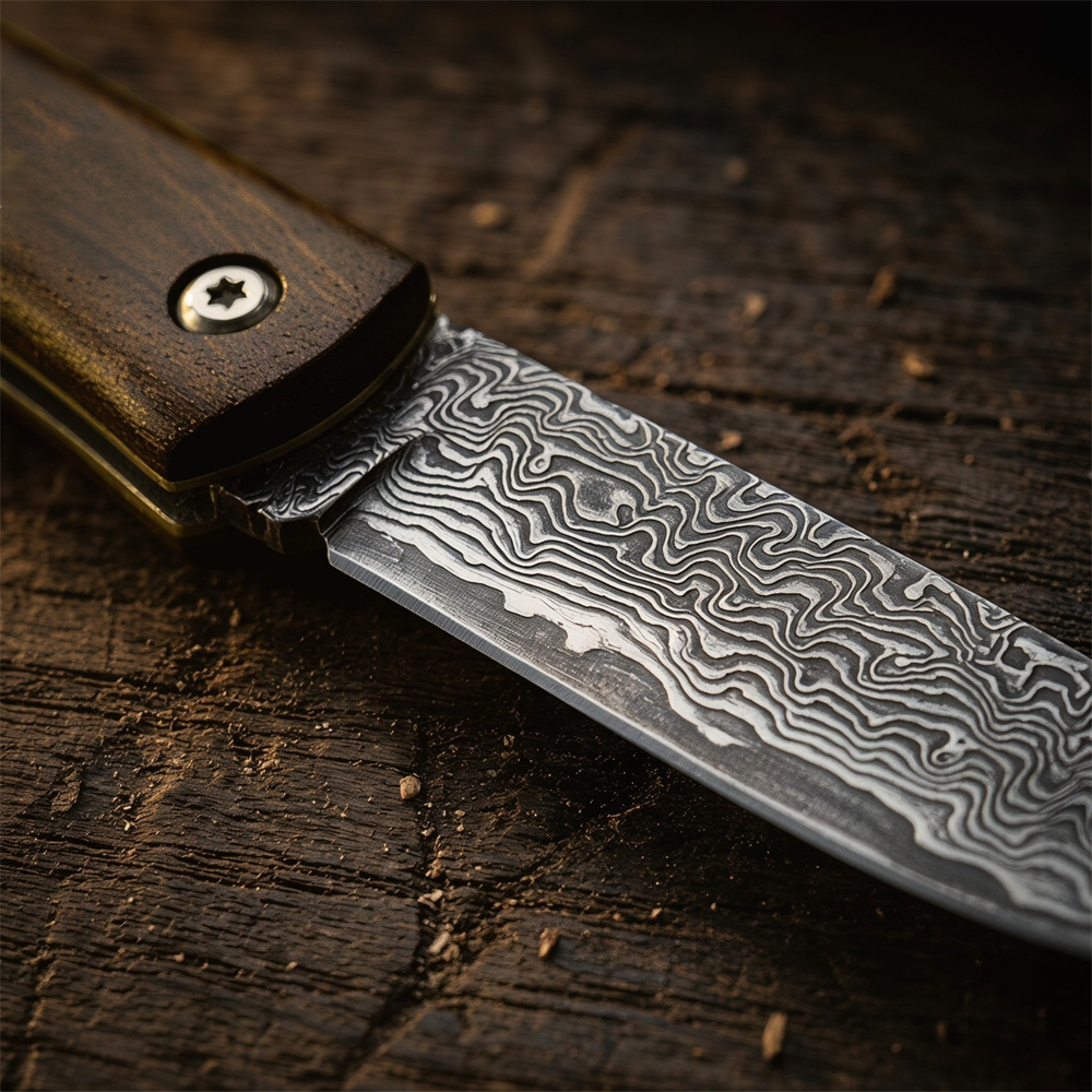 มีดพับดามัสกัสขนาดกะทัดรัดสำหร - Edc Pocket Carry Fixed Blade บทวิจารณ์และราคา
